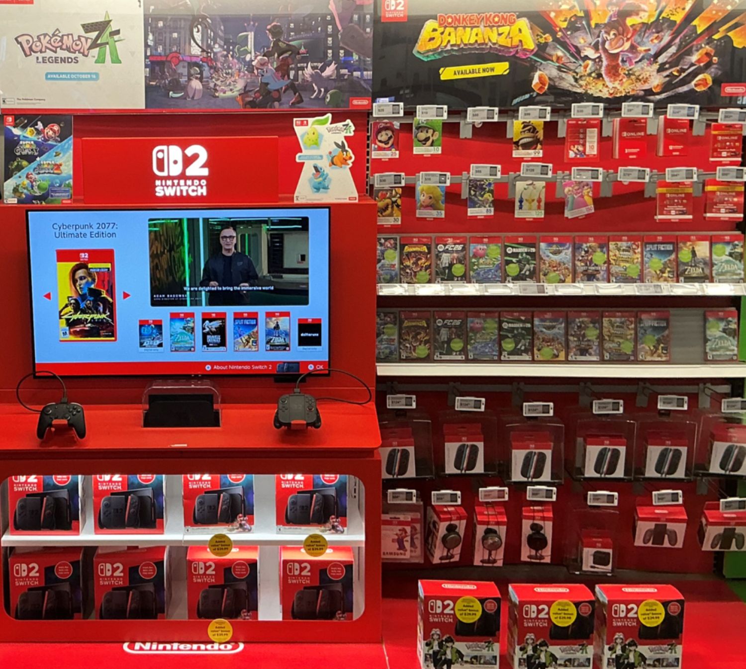 Nintendo Switch 2 en mode téléviseur