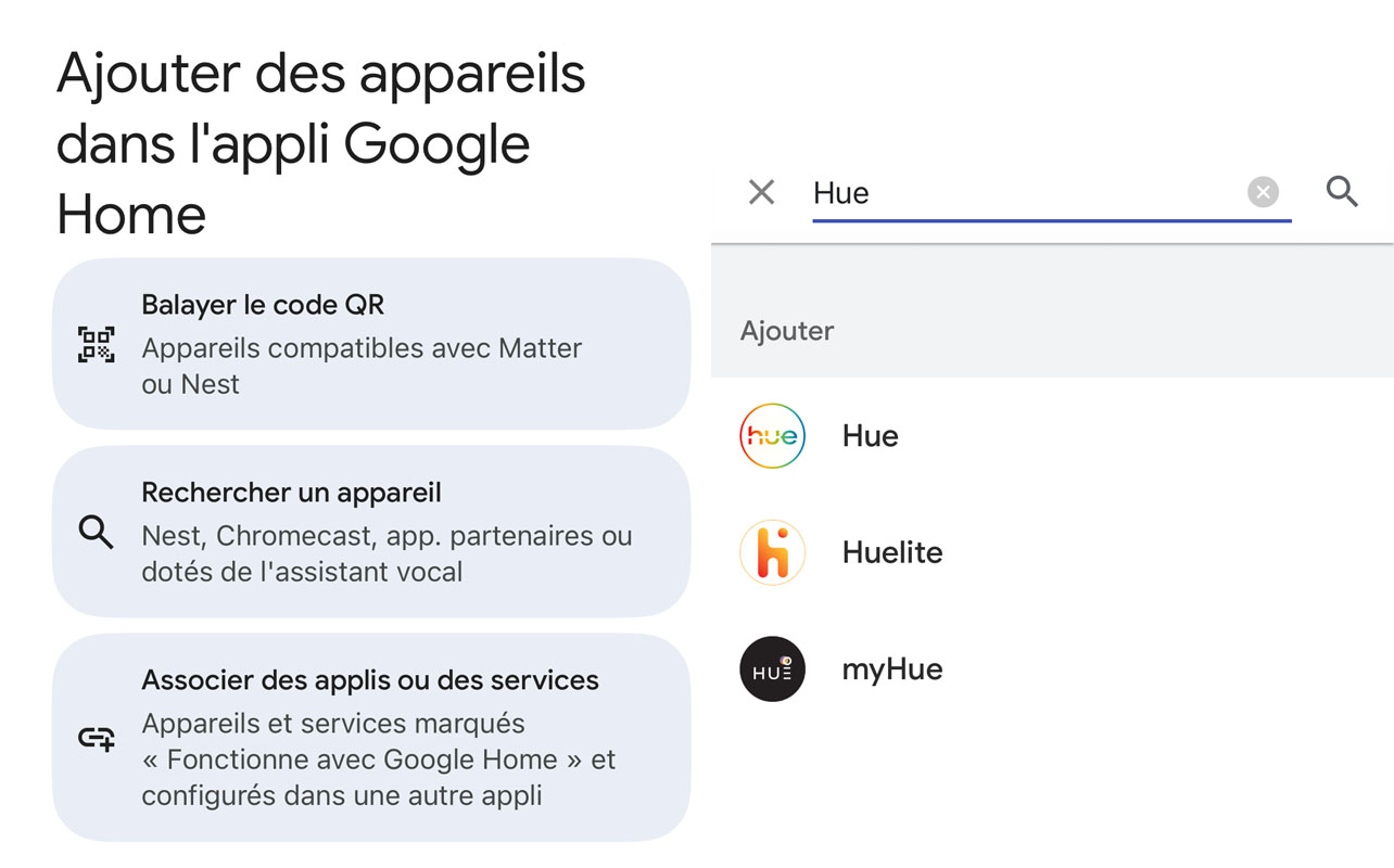 configurer Google Home sur un appareil
