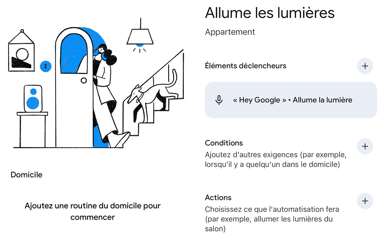 Google Home automations
