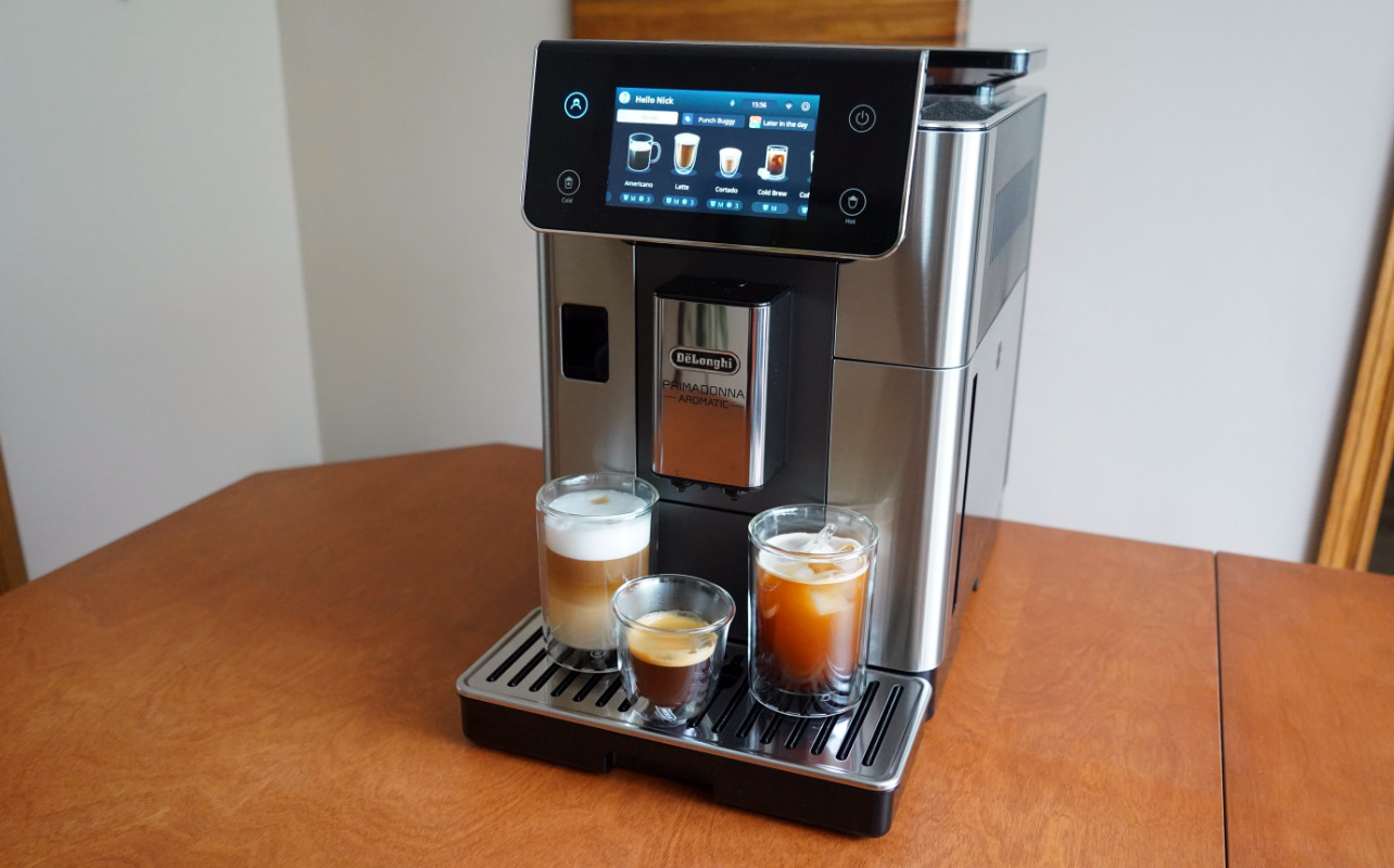 test de la machine à espresso De’Longhi PrimaDonna Aromatic