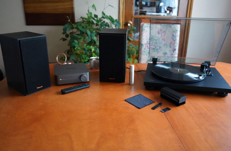Ensemble pour vinyles complet de Klipsch et pour diffusion en continu de WiiM