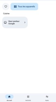 Configuration du haut-parleur Google Home dans l'application Google Home