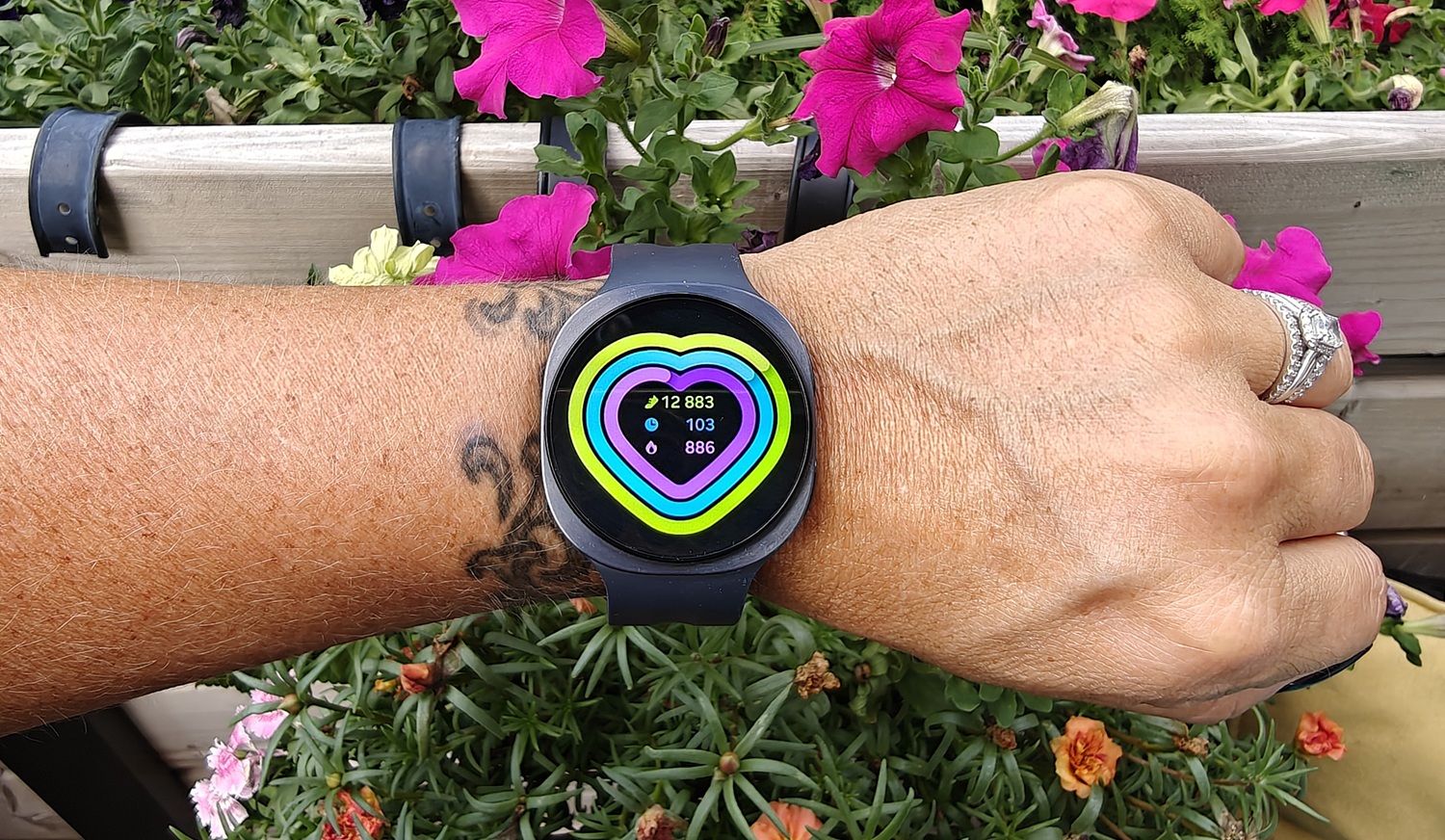 Écran de suivi de la santé sur la Samsung Galaxy Watch9