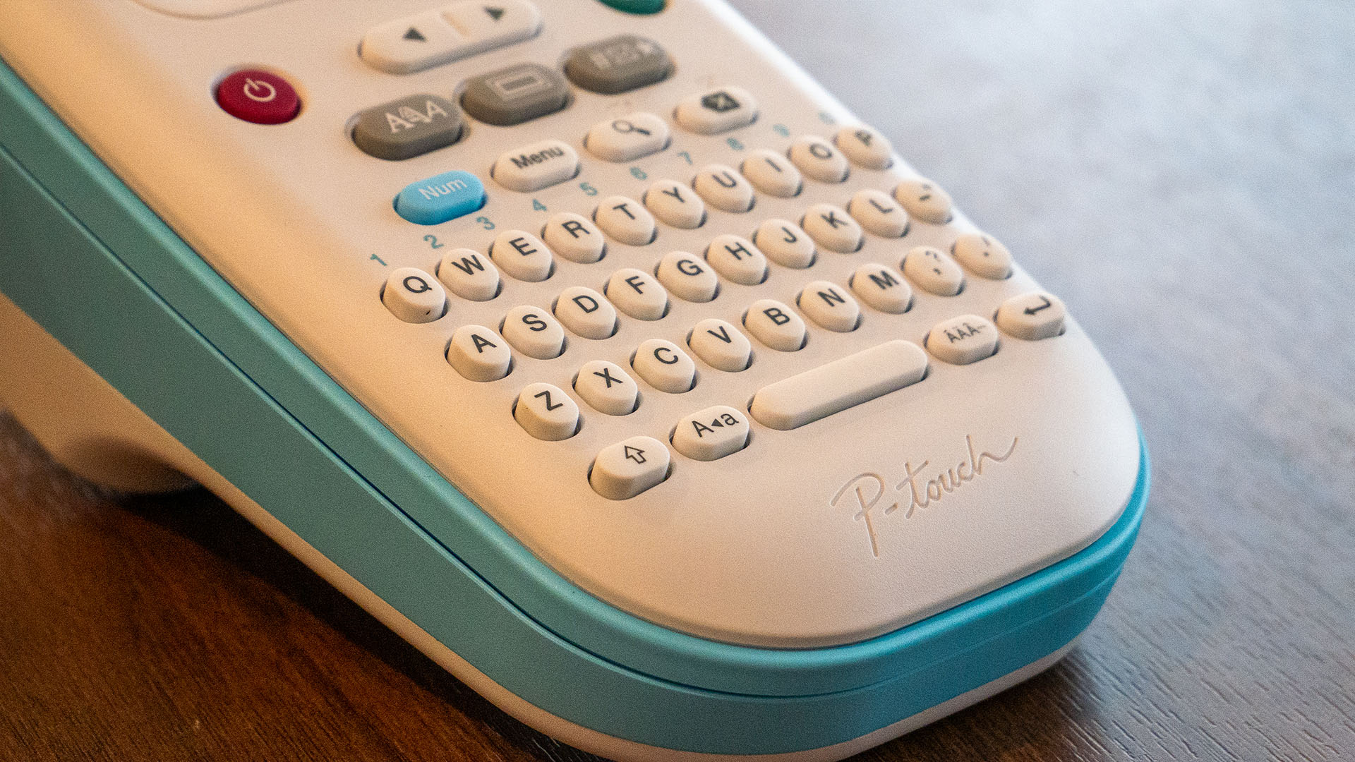 Image du clavier QWERTY de la Brother P-touch PT-N10